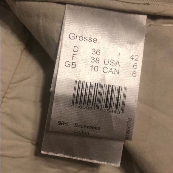 New Anthro St. Emile Khaki Chino Trouser Pants - Picture 7 of 8